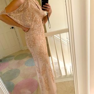 Aidan Mattox sequined gown